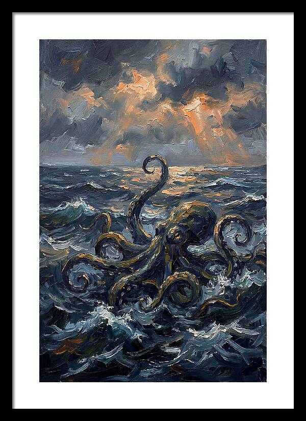 Kraken Emerging From The Depths