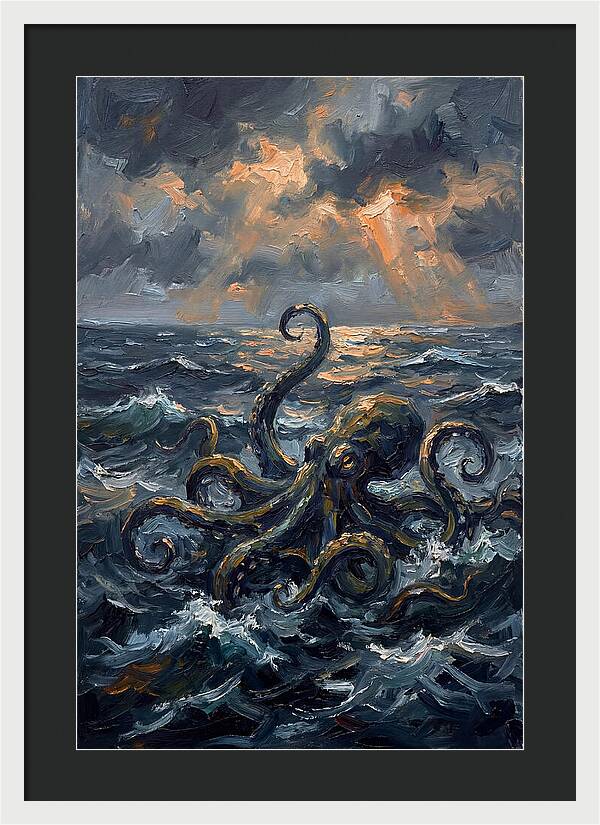 Kraken Emerging From The Depths