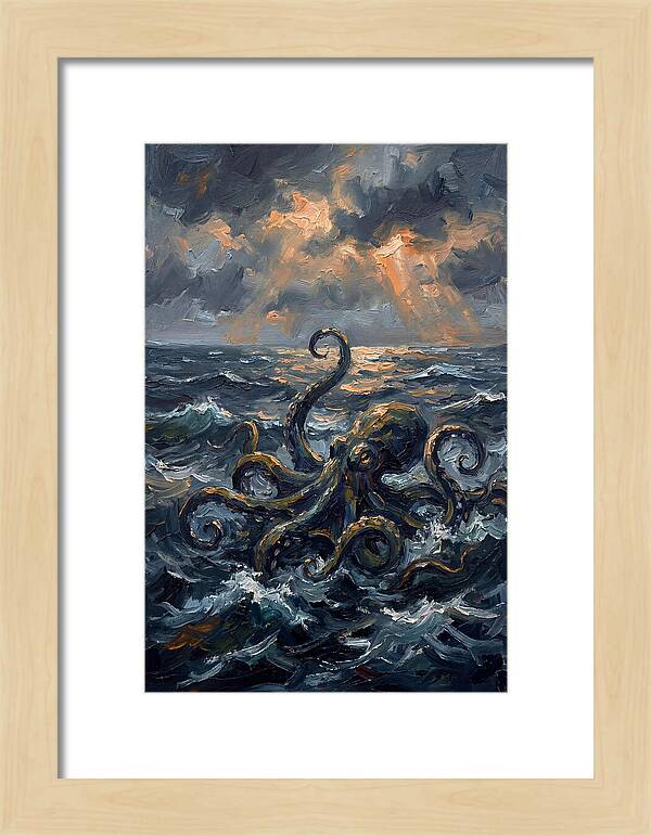 Kraken Emerging From The Depths