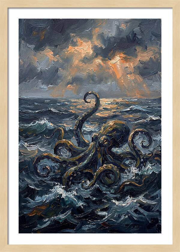 Kraken Emerging From The Depths