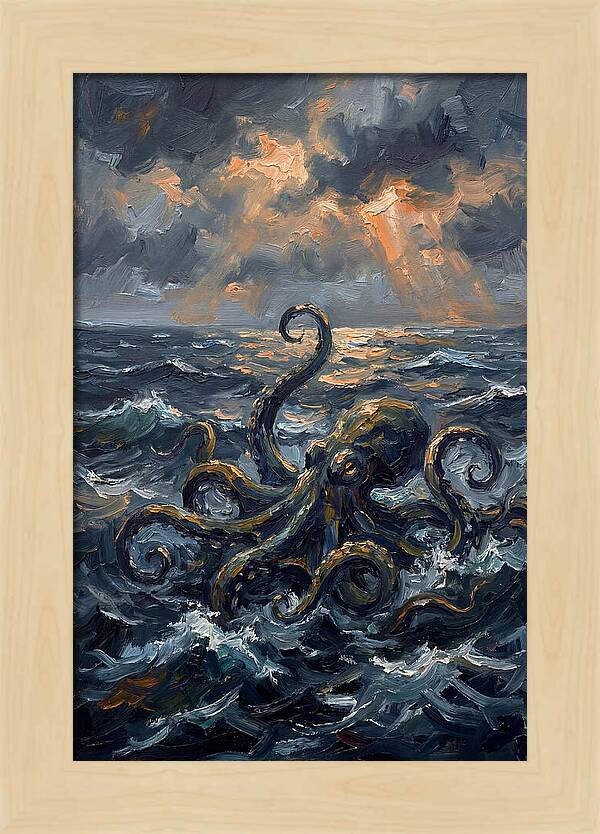 Kraken Emerging From The Depths