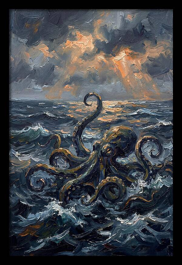 Kraken Emerging From The Depths