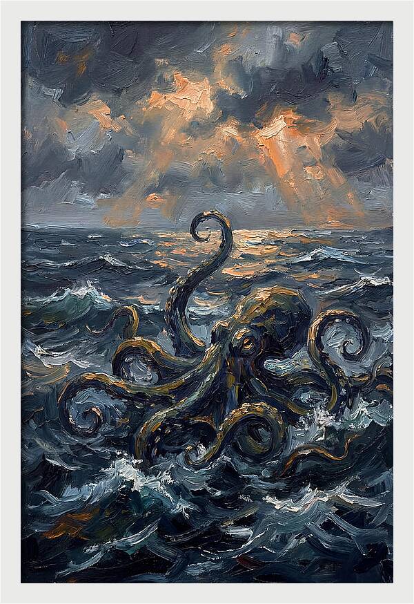 Kraken Emerging From The Depths