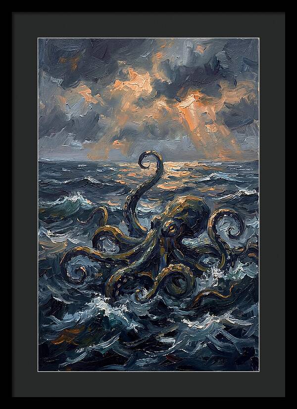 Kraken Emerging From The Depths