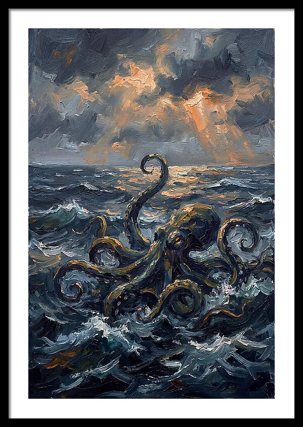 Kraken Emerging From The Depths