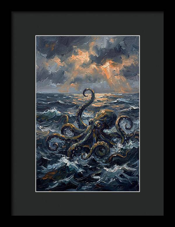 Kraken Emerging From The Depths