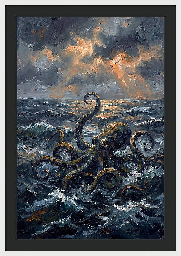Kraken Emerging From The Depths