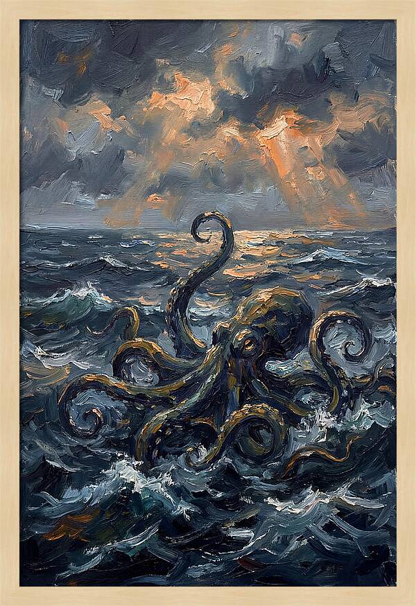 Kraken Emerging From The Depths