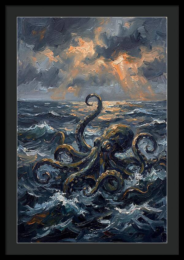 Kraken Emerging From The Depths