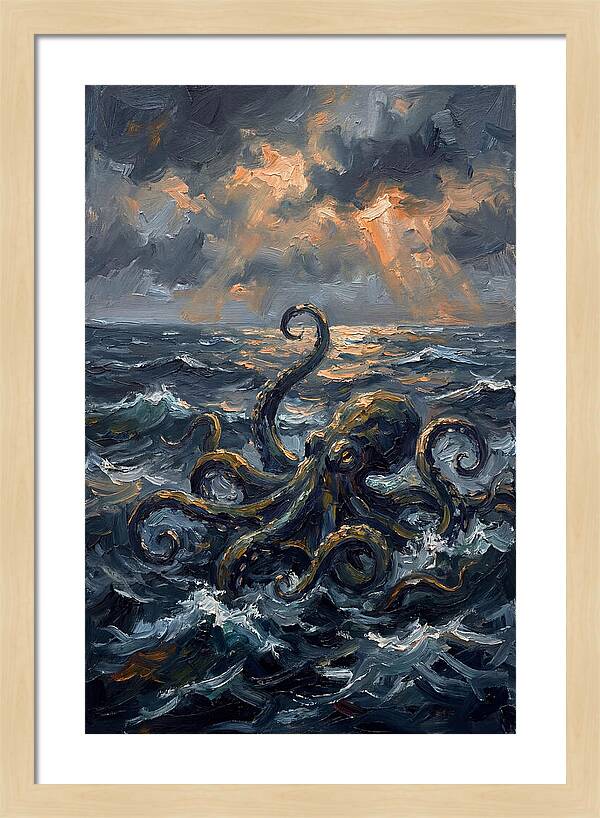 Kraken Emerging From The Depths