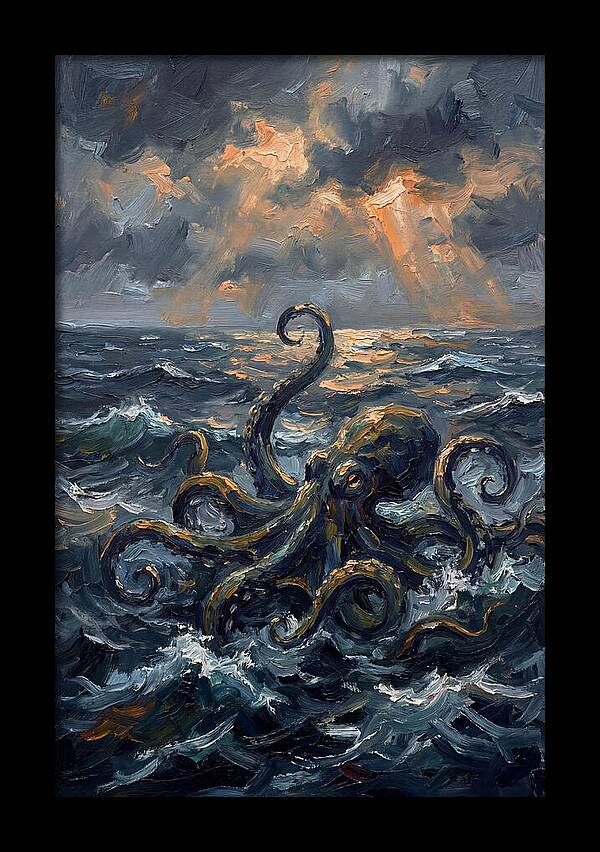 Kraken Emerging From The Depths