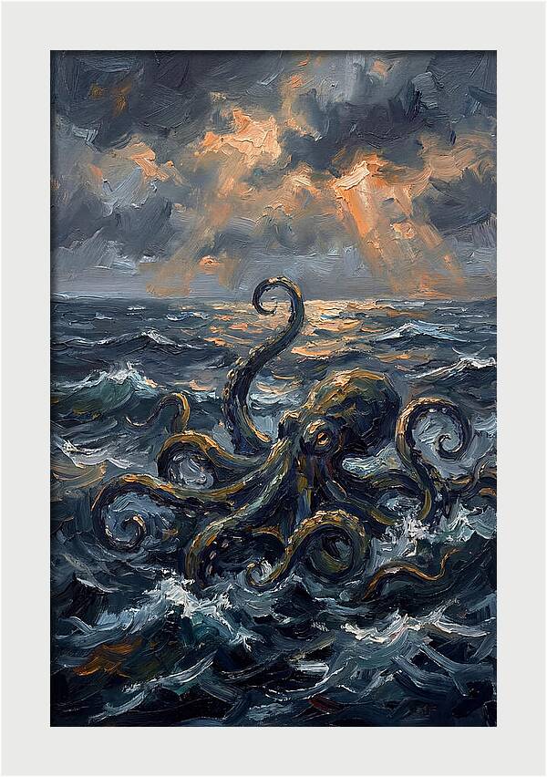 Kraken Emerging From The Depths