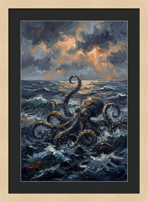 Kraken Emerging From The Depths