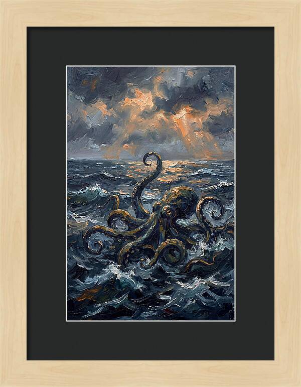 Kraken Emerging From The Depths