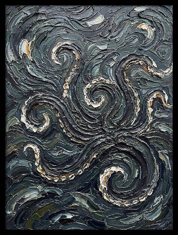 Kraken Rising From The Depths
