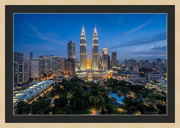 Kuala Lumpur Twilight Skyline