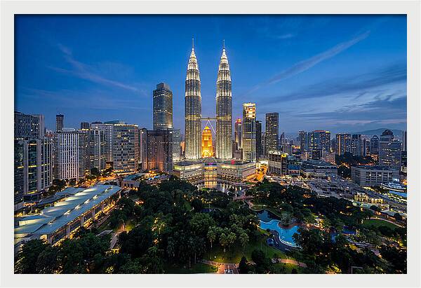 Kuala Lumpur Twilight Skyline