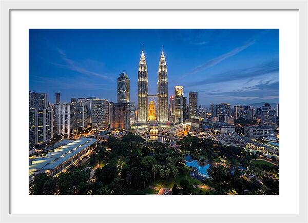 Kuala Lumpur Twilight Skyline