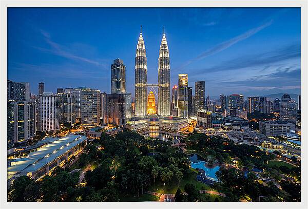 Kuala Lumpur Twilight Skyline