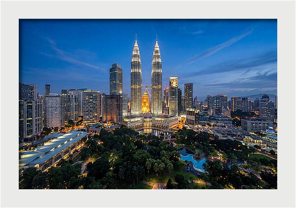 Kuala Lumpur Twilight Skyline