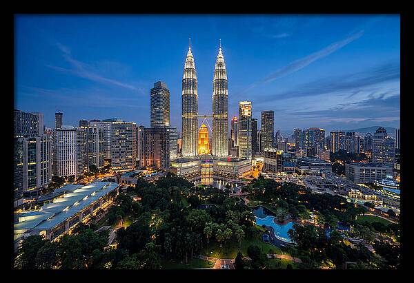 Kuala Lumpur Twilight Skyline