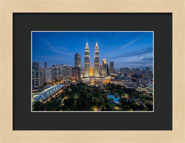 Kuala Lumpur Twilight Skyline