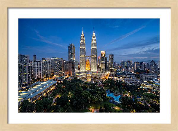 Kuala Lumpur Twilight Skyline