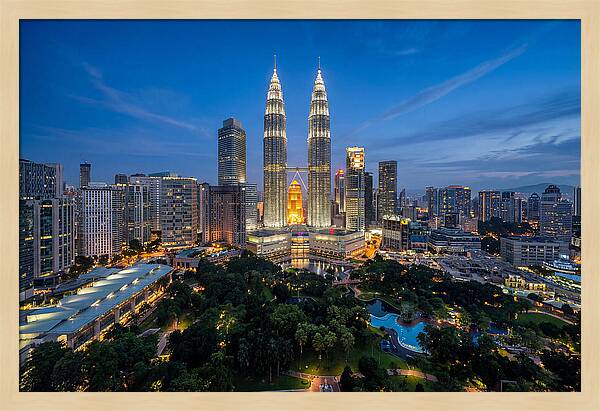 Kuala Lumpur Twilight Skyline