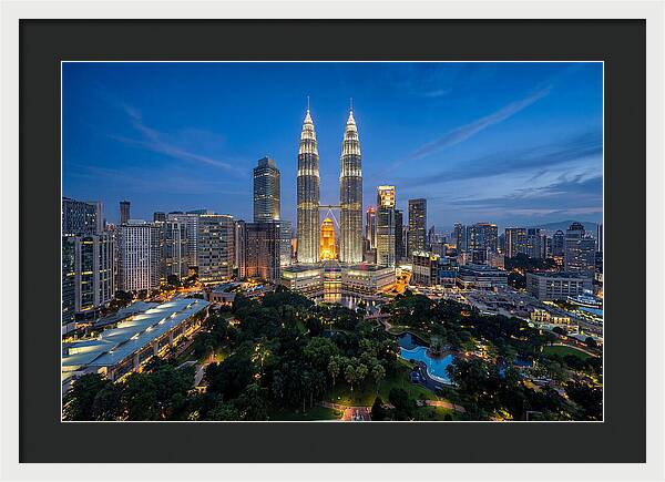 Kuala Lumpur Twilight Skyline