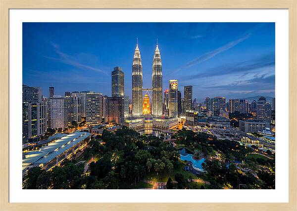 Kuala Lumpur Twilight Skyline