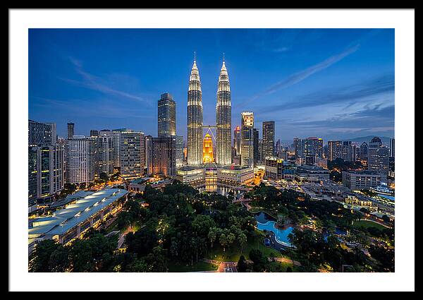 Kuala Lumpur Twilight Skyline