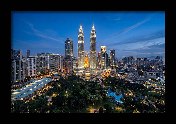 Kuala Lumpur Twilight Skyline