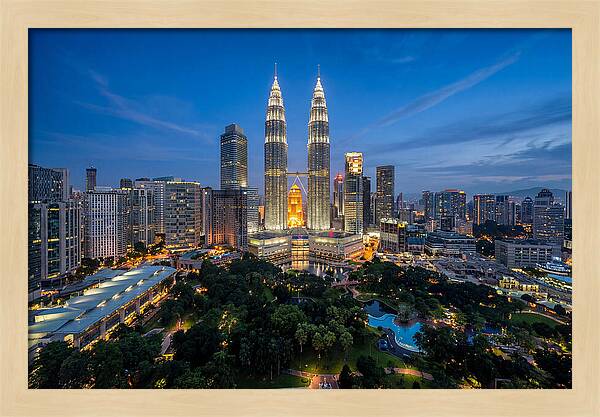 Kuala Lumpur Twilight Skyline
