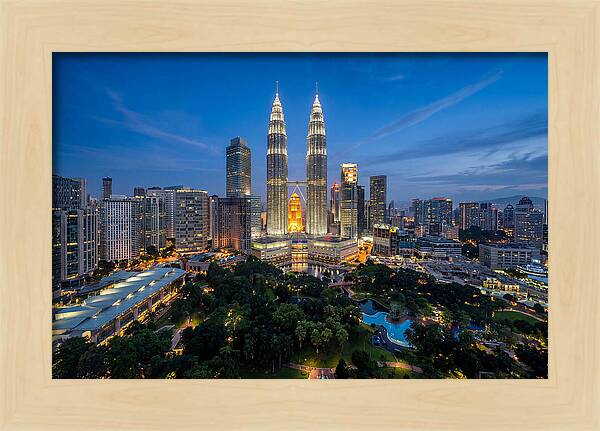 Kuala Lumpur Twilight Skyline