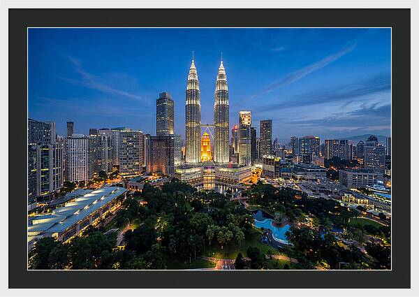 Kuala Lumpur Twilight Skyline