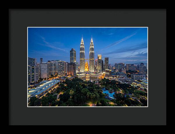 Kuala Lumpur Twilight Skyline
