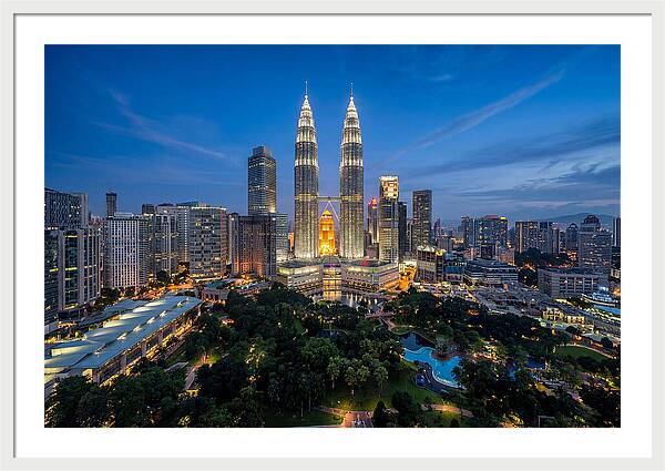 Kuala Lumpur Twilight Skyline