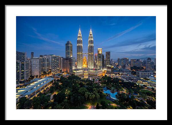 Kuala Lumpur Twilight Skyline