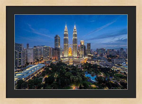 Kuala Lumpur Twilight Skyline
