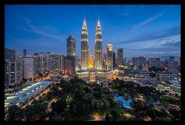 Kuala Lumpur Twilight Skyline