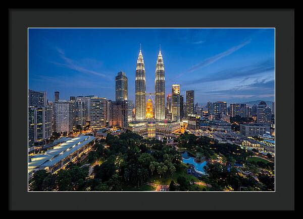 Kuala Lumpur Twilight Skyline