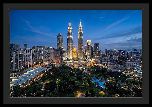 Kuala Lumpur Twilight Skyline