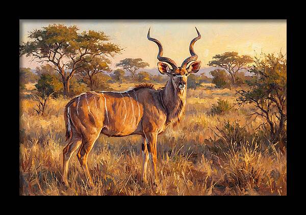 Kudu In Golden Light