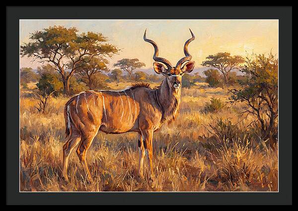 Kudu In Golden Light