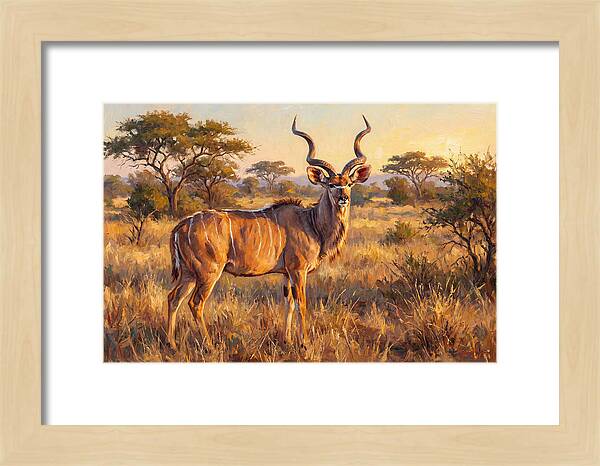 Kudu In Golden Light