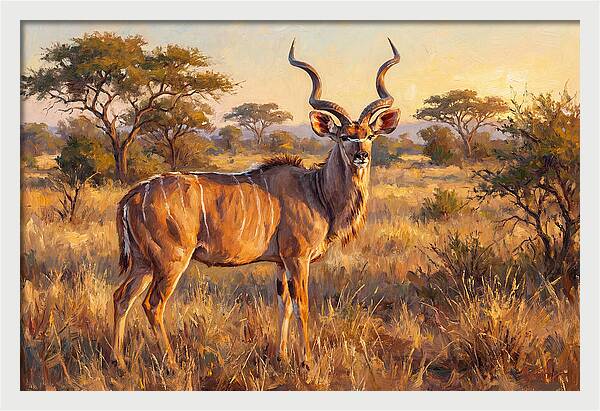 Kudu In Golden Light