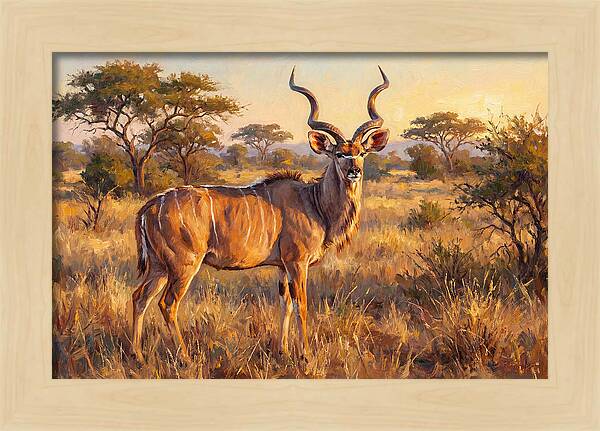 Kudu In Golden Light