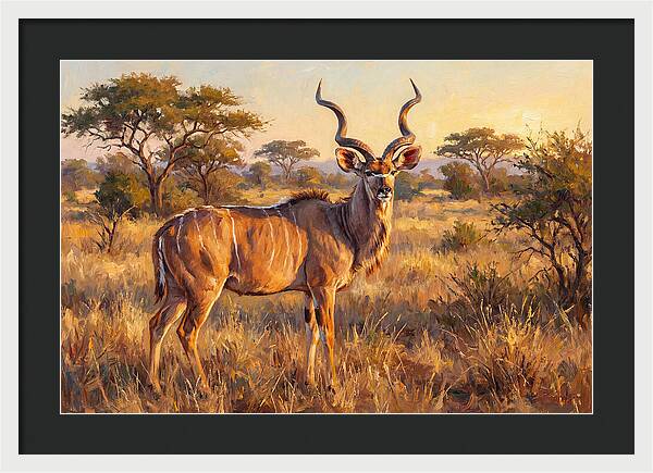 Kudu In Golden Light