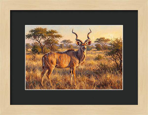 Kudu In Golden Light