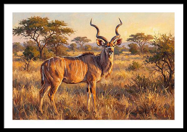 Kudu In Golden Light